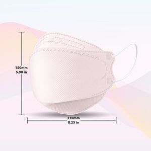 The Solution Mask [Made in Korea] KF94 -Blossom Pink - Recyclable Paper Package - Exceptionally Breathable