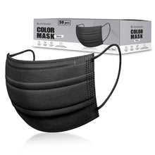 Load image into Gallery viewer, Colored Disposable Face Mask - Pack of 50 - Breathable 3-Ply Face Mask