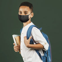 Load image into Gallery viewer, Kids Colored Disposable Face Mask - Pack of 50,  Breathable 3-Ply Face Mask -  Ages 4-12 Children