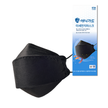 Load image into Gallery viewer, [Made in Korea] BLACK ANYGUARD KF94 Mask Individually wrapped packages
