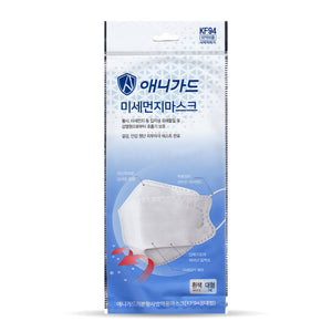 [Made in Korea] ANYGUARD KF94 Mask White Individually wrapped packages