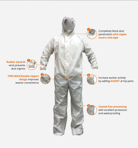 ANYSAFE Disposable Coveralls [2 packs]